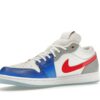 Zapatillas Nike Air Jordan 1 Low SE de piel en blanco filipino/azul real/azul hielo – FN8901-164