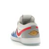 Zapatillas Nike Air Jordan 1 Low SE de piel en blanco filipino/azul real/azul hielo – FN8901-164