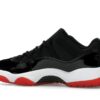 Air Jordan 11 Retro Low Bred (2025) – Negro/Rojo universitario – FV5104-006