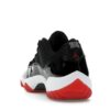 Air Jordan 11 Retro Low Bred (2025) – Negro/Rojo universitario – FV5104-006
