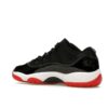 Jordan 11 Retro Low Bred (GS) 2025 Negro/Blanco-Rojo Universitario FV5121-006