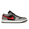 Air Jordan 1 Low para mujer, gris cemento, rojo fuego – FZ4183-002
