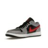 Air Jordan 1 Low para mujer, gris cemento, rojo fuego – FZ4183-002