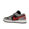 Air Jordan 1 Low para mujer, gris cemento, rojo fuego – FZ4183-002