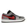 Air Jordan 1 Low para mujer, gris cemento, rojo fuego – FZ4183-002