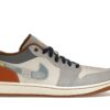 Jordan 1 Low SE Phantom Denim Swoosh – Zapatillas de cuero – FZ5042-041