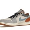 Jordan 1 Low SE Phantom Denim Swoosh – Zapatillas de cuero – FZ5042-041