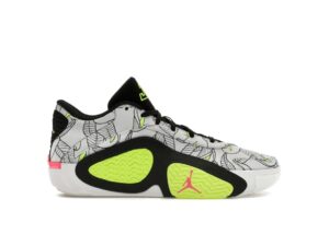 Jordan Tatum 2 Momma's Boy - Zapatillas de baloncesto blancas, amarillas y rosas (FZ8824-100)