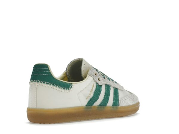 Zapatillas Adidas Samba Wales Bonner de piel color crema y verde – GY4344