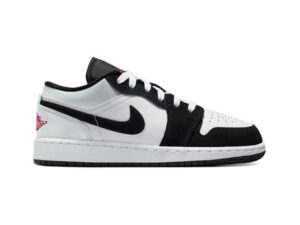 Air Jordan 1 Low SE Panda Toe (GS) Blanco/Negro/Rojo – HF3188-106