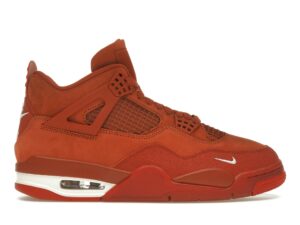 Air Jordan 4 Retro OG SP Nigel Sylvester Brick by Brick Firewood Orange Suede Trainers – HF4340-800