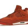 Air Jordan 4 Retro OG SP Nigel Sylvester Brick by Brick Firewood Orange Suede Trainers – HF4340-800