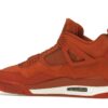 Air Jordan 4 Retro OG SP Nigel Sylvester Brick by Brick Firewood Orange Suede Trainers – HF4340-800
