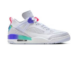 Jordan Spizike Low Dongdan HF5758-151 Zapatillas blancas/índigo/morado pálido