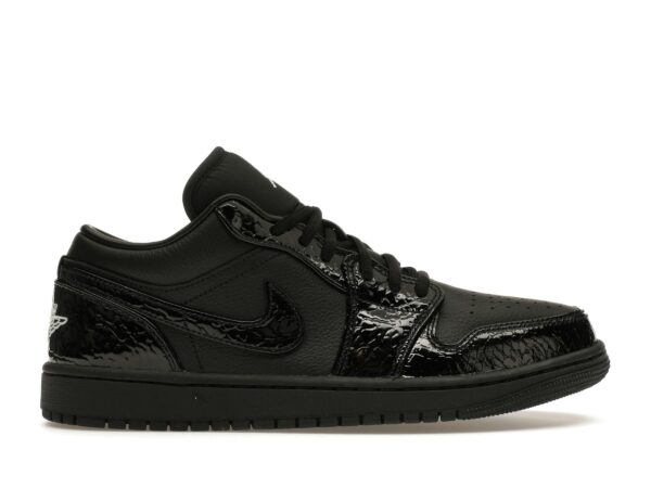 Jordan 1 Low SE Patent Elephant - Zapatillas negras para mujer – HJ7743-010