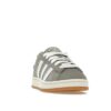 Zapatillas Adidas Campus 00s de ante gris y blanco HQ8707