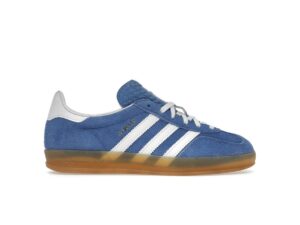 Zapatillas Adidas Gazelle Indoor para mujer en ante azul Fusion Gum HQ8717