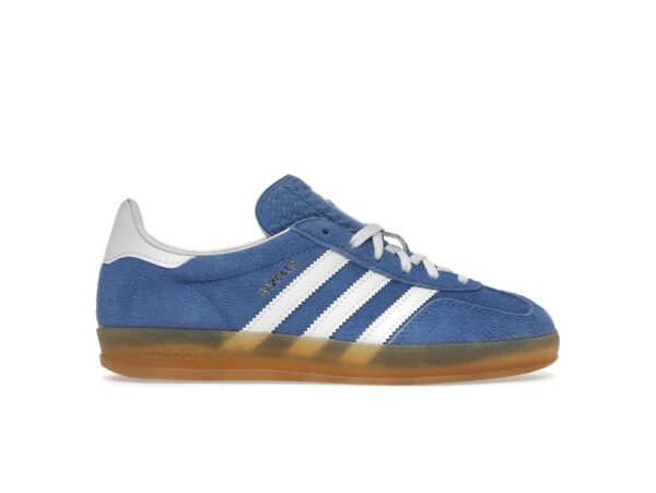 Zapatillas Adidas Gazelle Indoor para mujer en ante azul Fusion Gum HQ8717