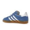 Zapatillas Adidas Gazelle Indoor para mujer en ante azul Fusion Gum HQ8717