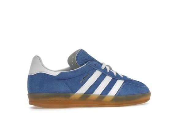 Zapatillas Adidas Gazelle Indoor para mujer en ante azul Fusion Gum HQ8717