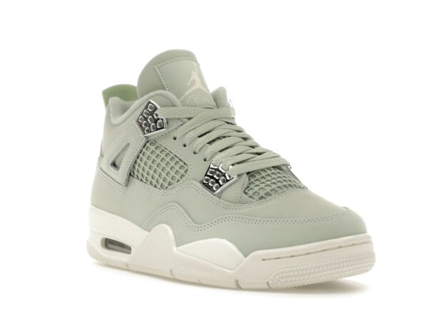 Zapatillas Air Jordan 4 Retro de piel color espuma de mar para mujer – HV0823-003