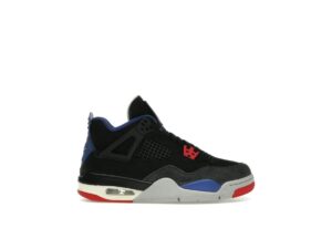 Jordan 4 Retro Rare Air (GS) Negro/Rojo Fuego Azul Real Profundo Zapatillas IB4171-003