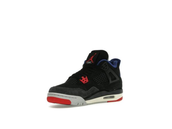 Jordan 4 Retro Rare Air (GS) Negro/Rojo Fuego Azul Real Profundo Zapatillas IB4171-003