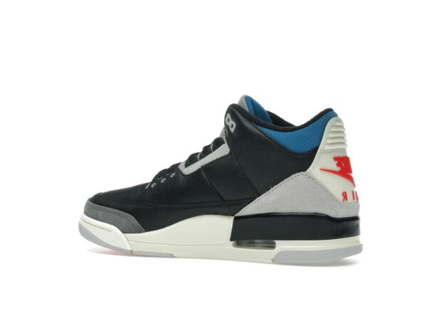 Jordan 3 Retro OG Rare Air IB8967-004 Negro Chile Rojo Gris Neutro Azul Militar Leche de Coco Zapatillas