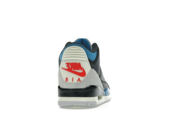 Jordan 3 Retro OG Rare Air IB8967-004 Negro Chile Rojo Gris Neutro Azul Militar Leche de Coco Zapatillas