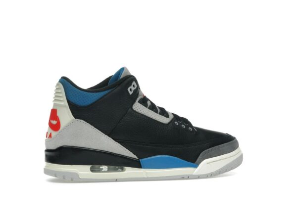 Jordan 3 Retro OG Rare Air IB8967-004 Negro Chile Rojo Gris Neutro Azul Militar Leche de Coco Zapatillas