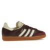 ID0477_35 S1 Zapatillas Adidas Samba OG de piel metalizada color granate y dorado para mujer