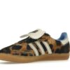 Zapatillas Adidas Samba Wales Bonner Leopard – Marrón oscuro/Blanco crema – IE0578