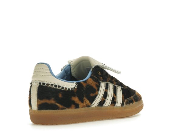 Zapatillas Adidas Samba Wales Bonner Leopard – Marrón oscuro/Blanco crema – IE0578