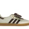 Zapatillas Adidas Samba Wales Bonner de piel color crema y blanco – IE0586
