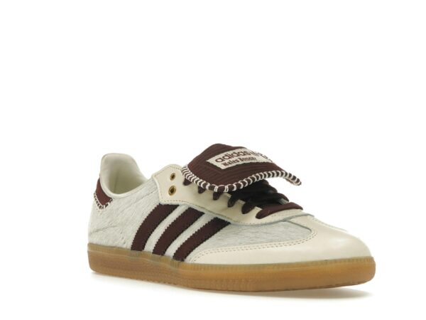 Zapatillas Adidas Samba Wales Bonner de piel color crema y blanco – IE0586