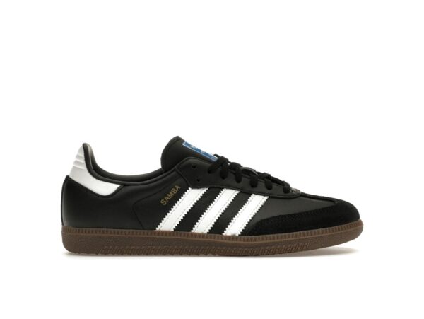 IE3676_01 S1 Zapatillas Adidas Samba OG Negro Blanco Goma (GS) IE3676 para escuela primaria