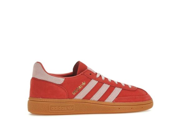 Zapatillas Adidas Handball Spezial para mujer en rojo brillante y rosa claro (IE5894)