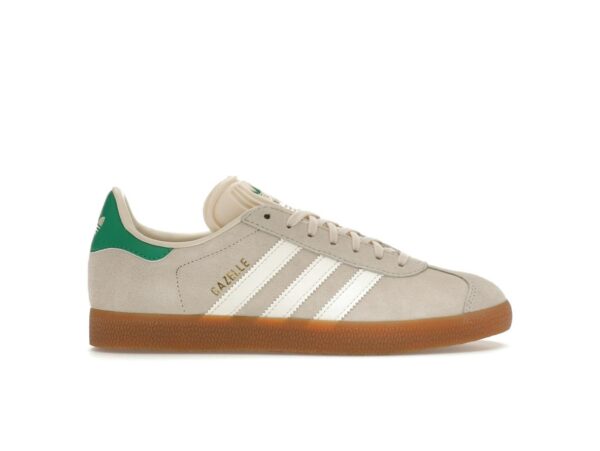 Zapatillas Adidas Gazelle Wonder para mujer, color blanco, verde y goma, IF3235