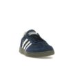 Zapatillas de ante Adidas Handball Spezial Night Indigo IF7087 color crema y blanco