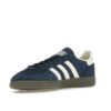 Zapatillas de ante Adidas Handball Spezial Night Indigo IF7087 color crema y blanco