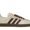 IG1987_01 adidas Samba OG Wonder - Zapatillas de piel color blanco y granate para mujer – IG1987