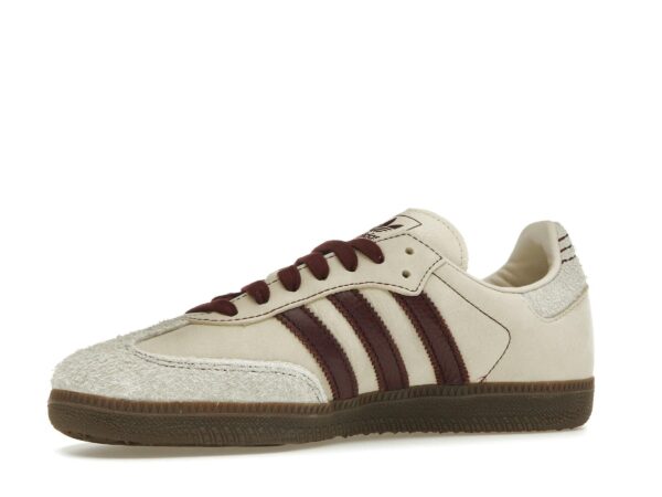 IG1987_16 adidas Samba OG Wonder - Zapatillas de piel color blanco y granate para mujer – IG1987