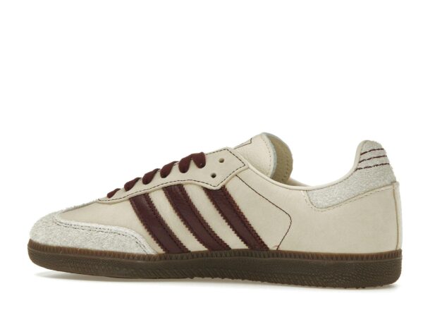 IG1987_21 adidas Samba OG Wonder - Zapatillas de piel color blanco y granate para mujer – IG1987