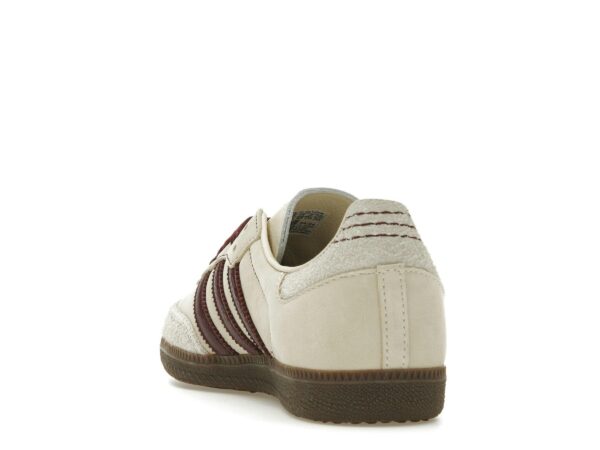 IG1987_26 adidas Samba OG Wonder - Zapatillas de piel color blanco y granate para mujer – IG1987