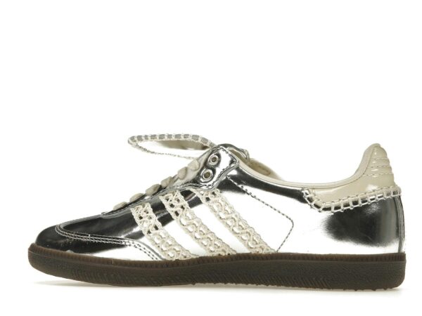 Zapatillas Adidas Samba Wales Bonner de piel plateadas – IG8181