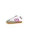 Zapatillas Adidas Samba OG para niños, blancas y moradas, IH2873