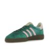 Zapatillas Adidas Handball Spezial de terciopelo verde y rosa para mujer JI2648