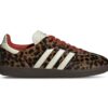 Zapatillas Adidas Samba OG de segunda mano con estampado de leopardo rojo para mujer JI2734