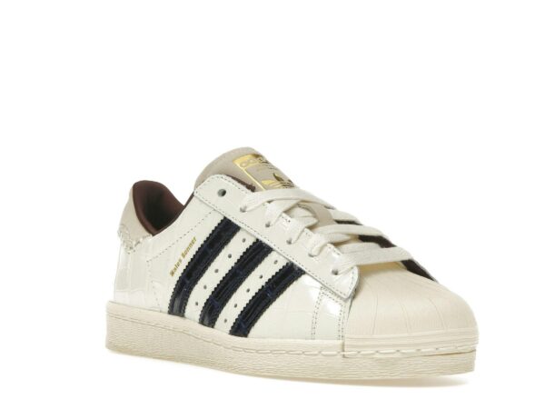 Zapatillas adidas Superstar Wales Bonner blancas con efecto cocodrilo – JP7161