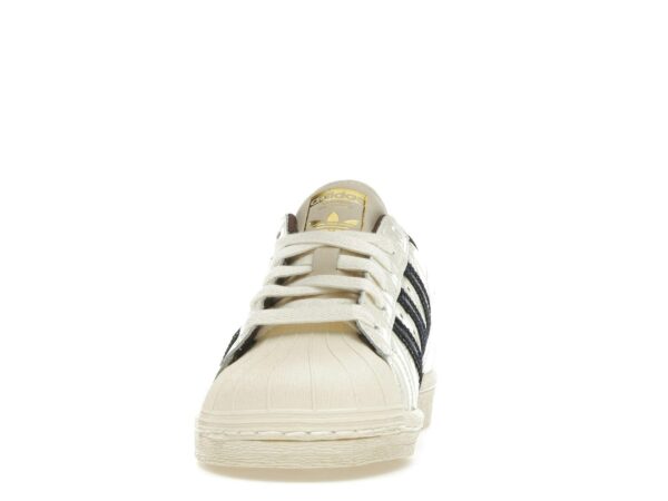 Zapatillas adidas Superstar Wales Bonner blancas con efecto cocodrilo – JP7161